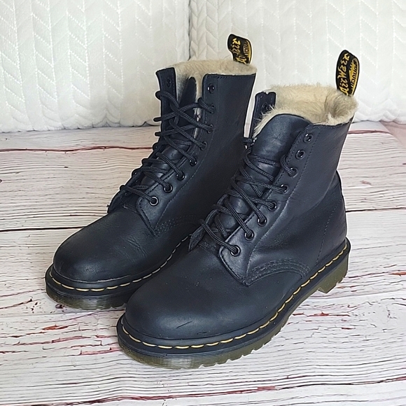 Dr. Martens Shoes - DR. MARTENS Serena Black Boots Women's Size 7